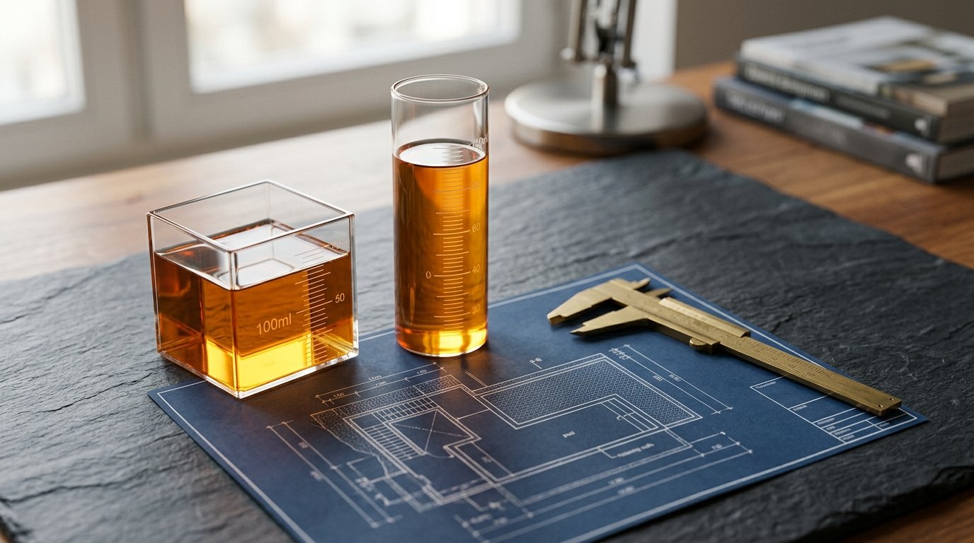 Calculateur de volume m3 et capacité en litres en ligne